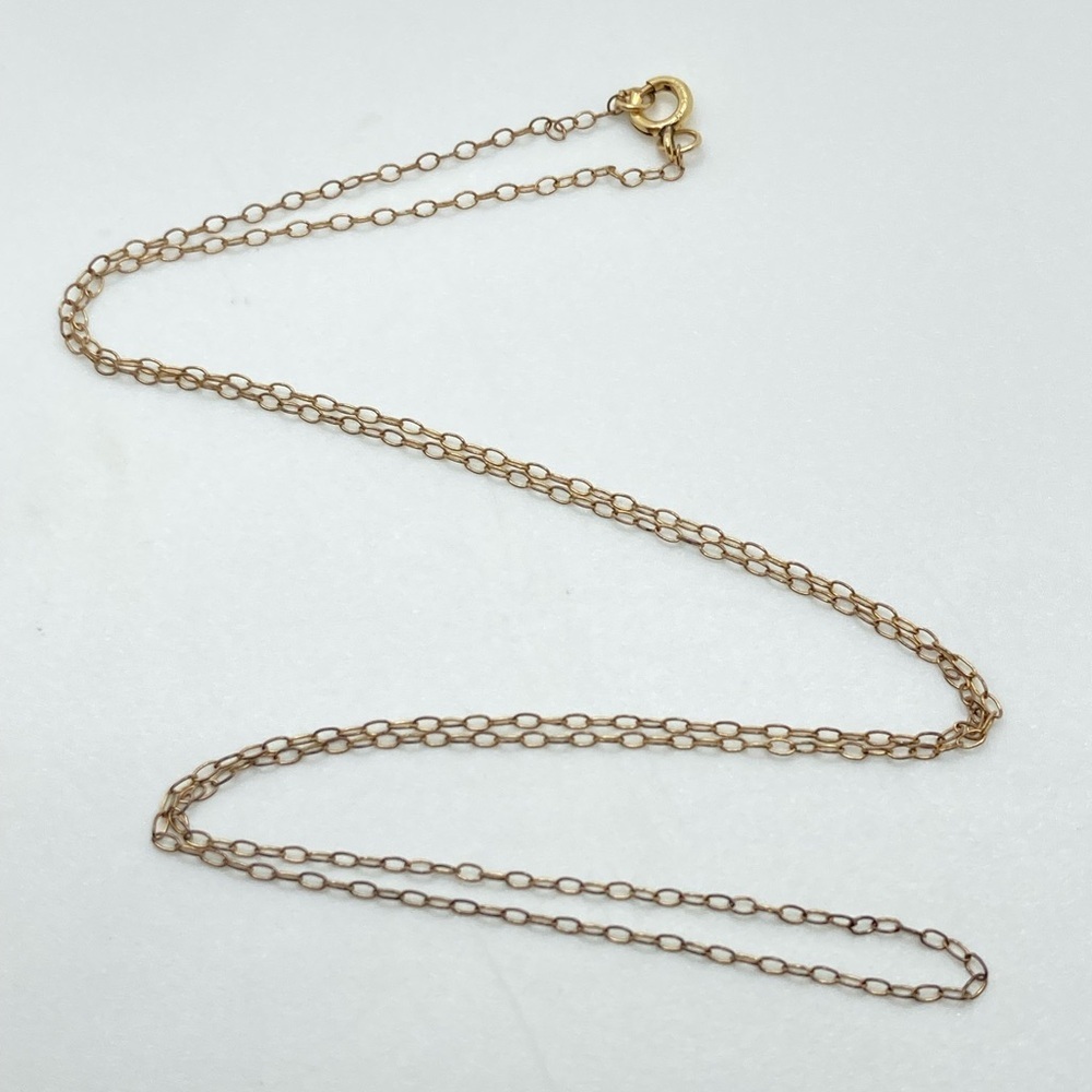 Vtg 14k Golf Filled Cable Chain 1/20 14k GF / Approx 20”
